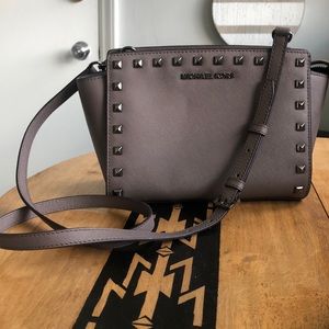 Michael Kors studded crossbody bag